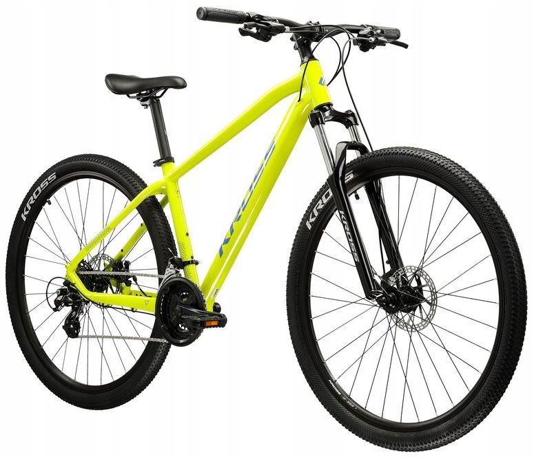Rower Mtb Kross Hexagon 2.0 rama 21 cali koło 29 cali limonkowo- niebieski