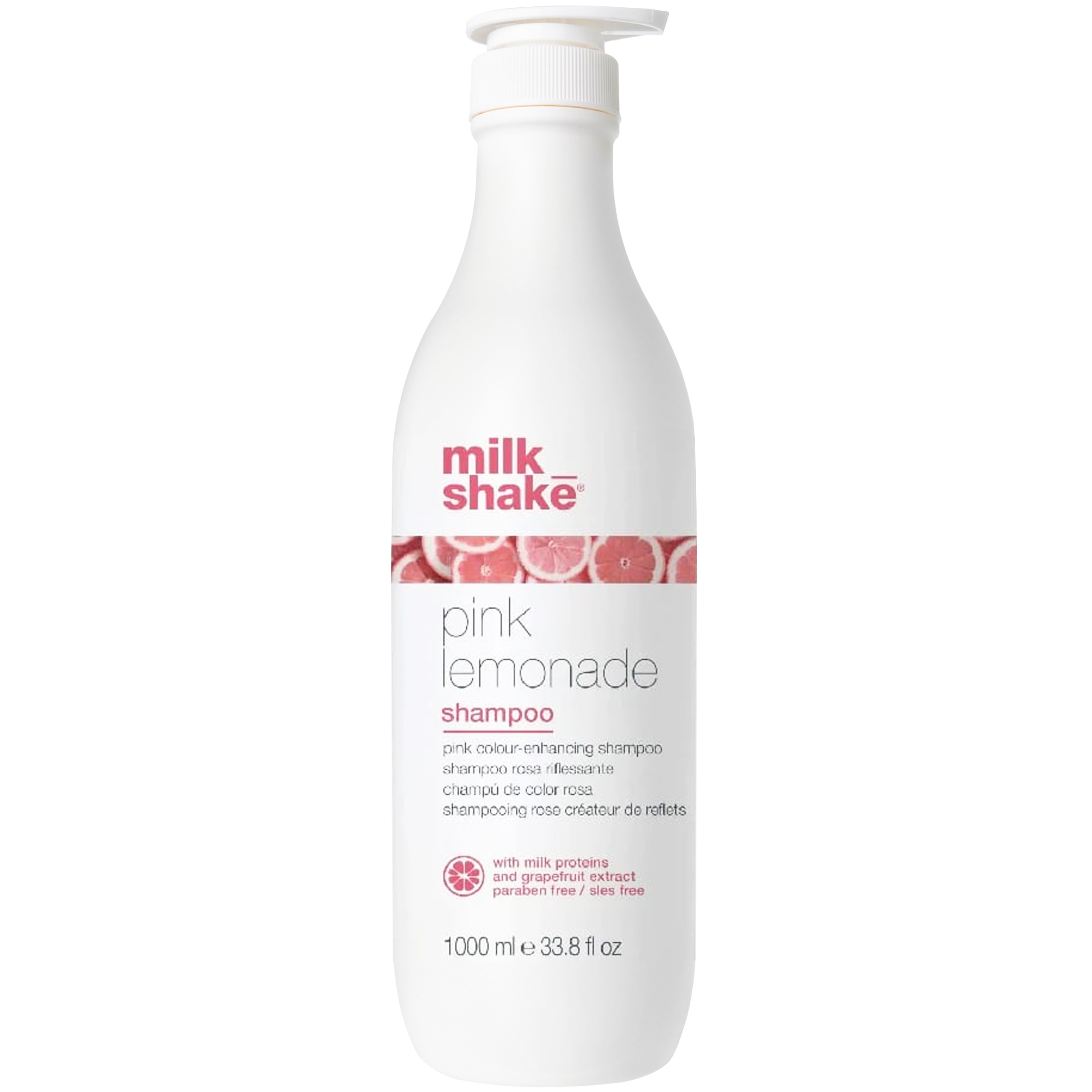 Milk Shake Pink Lemonade šampon pro blond vlasy s růžovým pigmentem 1000 ml