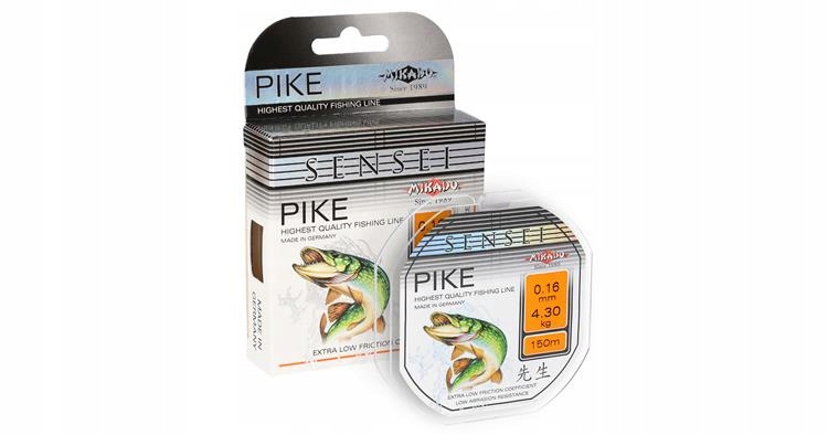 ŻYŁKA SENSEI PIKE 0.22mm/6.60kg/150m - 1szp.