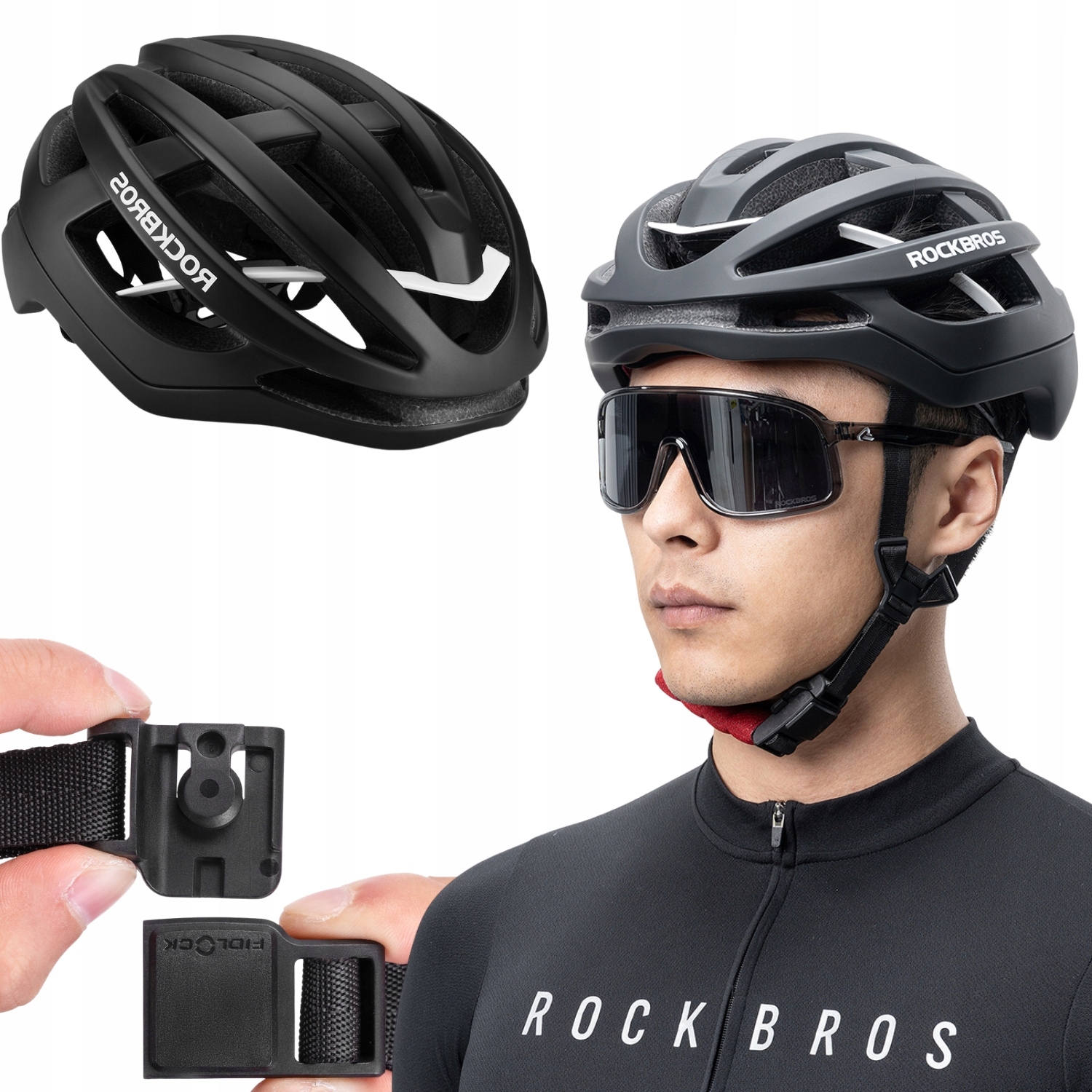 Kask Rowerowy Na Rower Męski Damski Regulacja Mtb Wentylacja 55-58 Rockbros