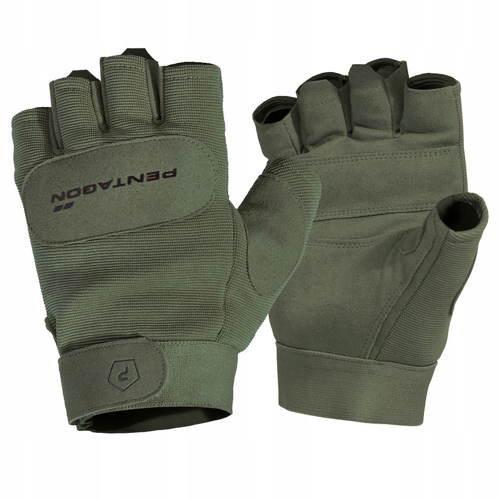 Rękawice ochronne Pentagon Duty Mechanic 1/2 S zielony