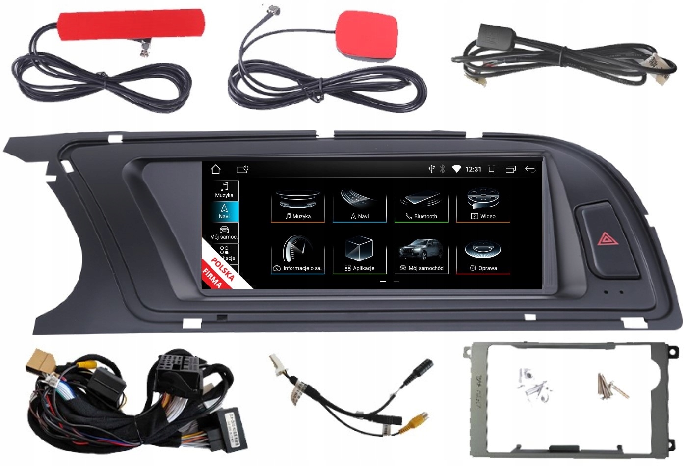 Radio Nawigacja Monitor Android Audi A4 B8 Concert 4/64 Gb Carplay Lte