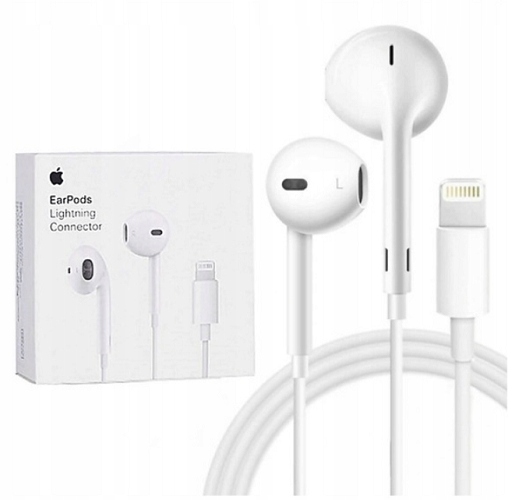 

Oryginalne Słuchawki Apple Earpods Białe iPhone 11