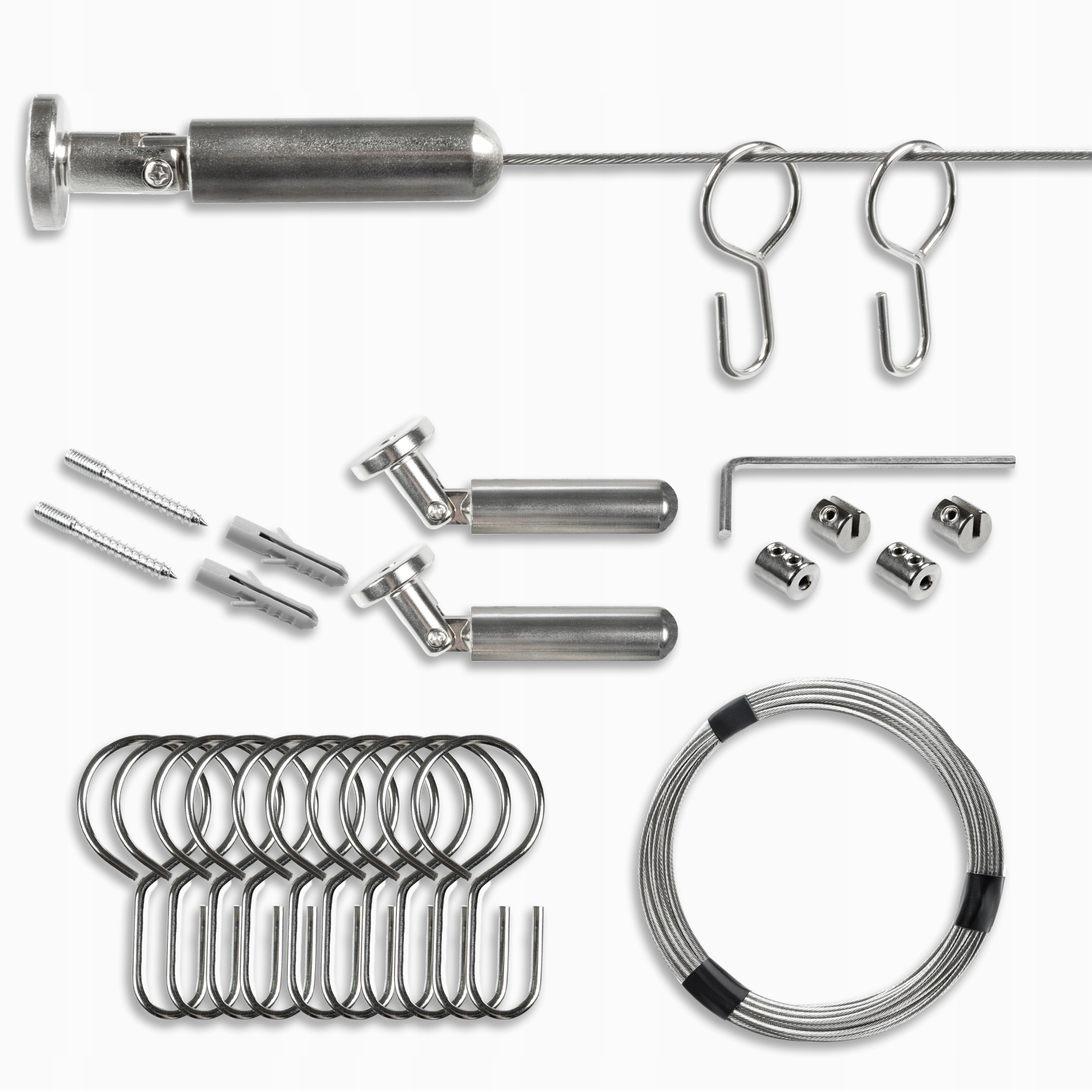 Garnýž lankový na záclony na terasu garnýž zahradní terasový Linka 400 cm