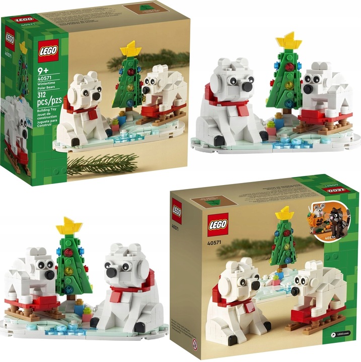 40571 Lego Zimowe Niedźwiedzie Polarne Zestaw