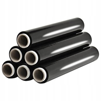 FOLIA STRETCH 1,5KG CZARNA STRECZ KLEJĄCY MOCNY Marka inny