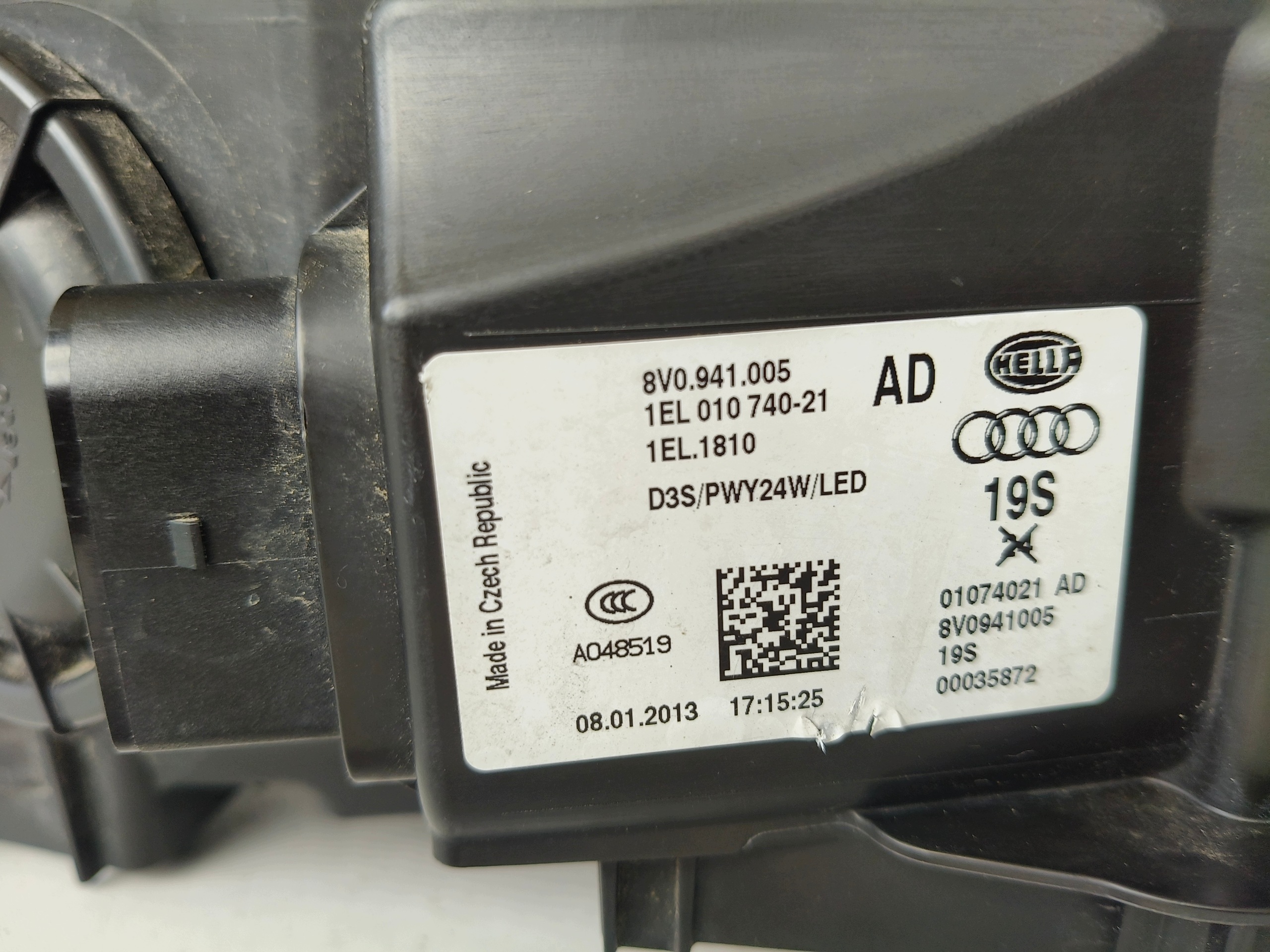 licht links REFLEKTOR AUDI A3 8V 8V0 12-16 XENON LED