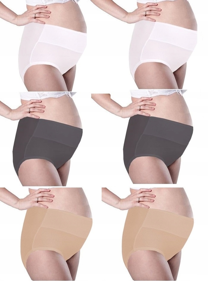 

Majtki Ciążowe Bezuciskowe Bambusowe Z Panelem