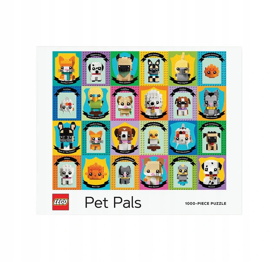 Chronicle Books Puzzle LEGO Przyjaciele Zwierząt 1000 elementów