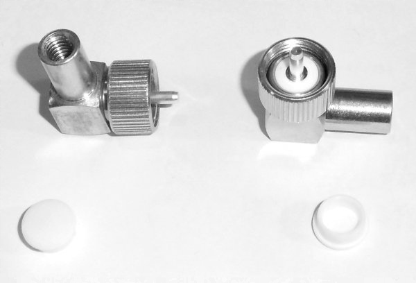 - Wtyk kątowy LC-27 LC/DV do główki PL/DV