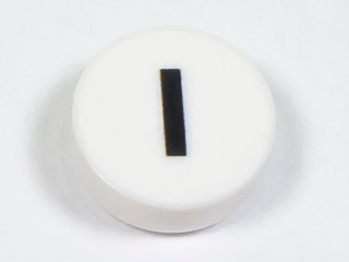 

Lego 98138pb219 alfabet literki litera I 1 szt N