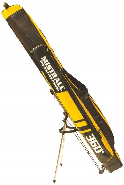 Rybářský Obal Mistrall Vyztužený 150 cm Žlutý 2 Komory