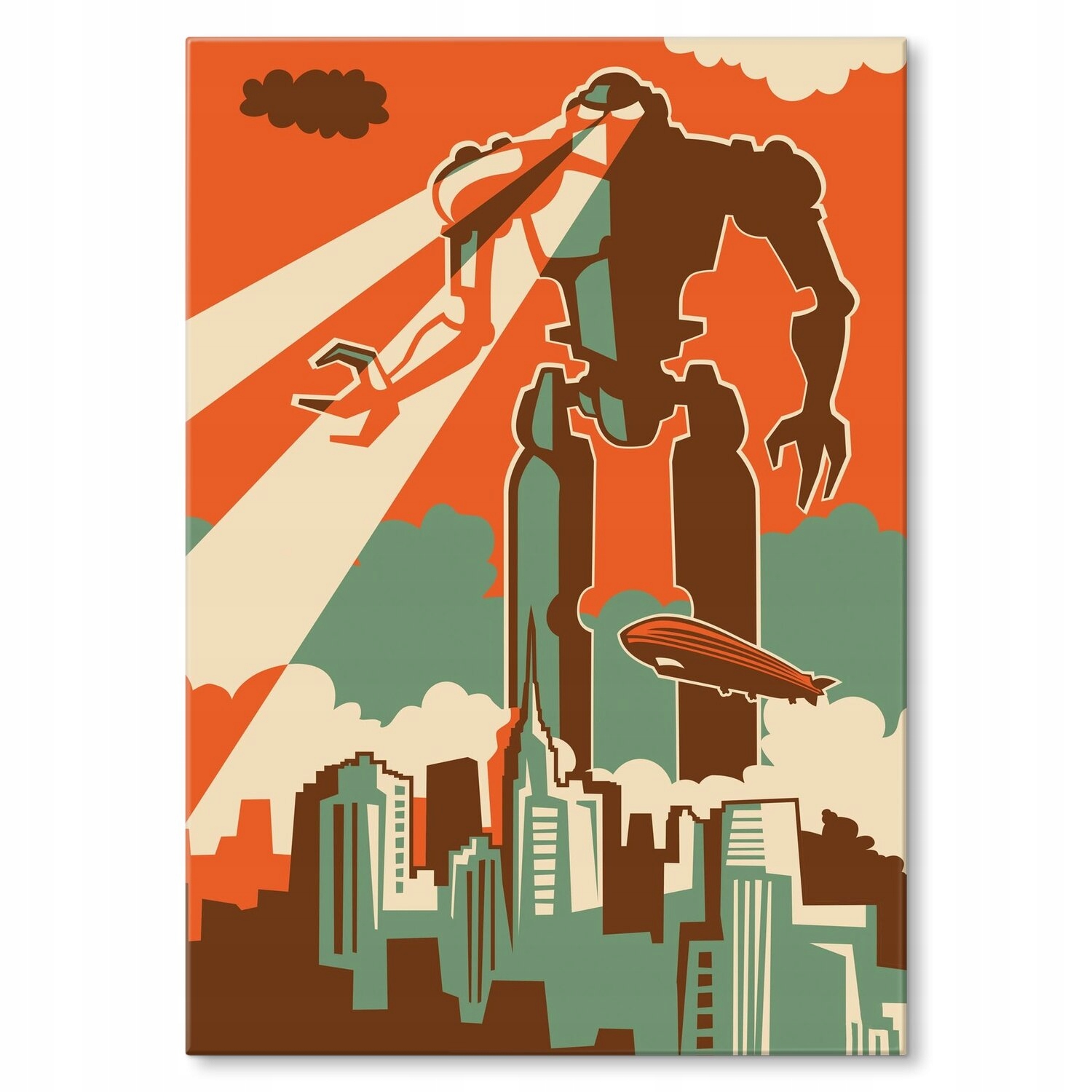 Kovový plakát Bad robot Dárek 30 x 42 cm