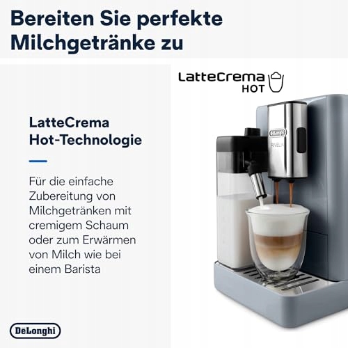 DE'LONGHI Rivelia Ekspres Ciśnieniowy LatteCrema 16 Napojów Kawa Mleko — miniatura 5