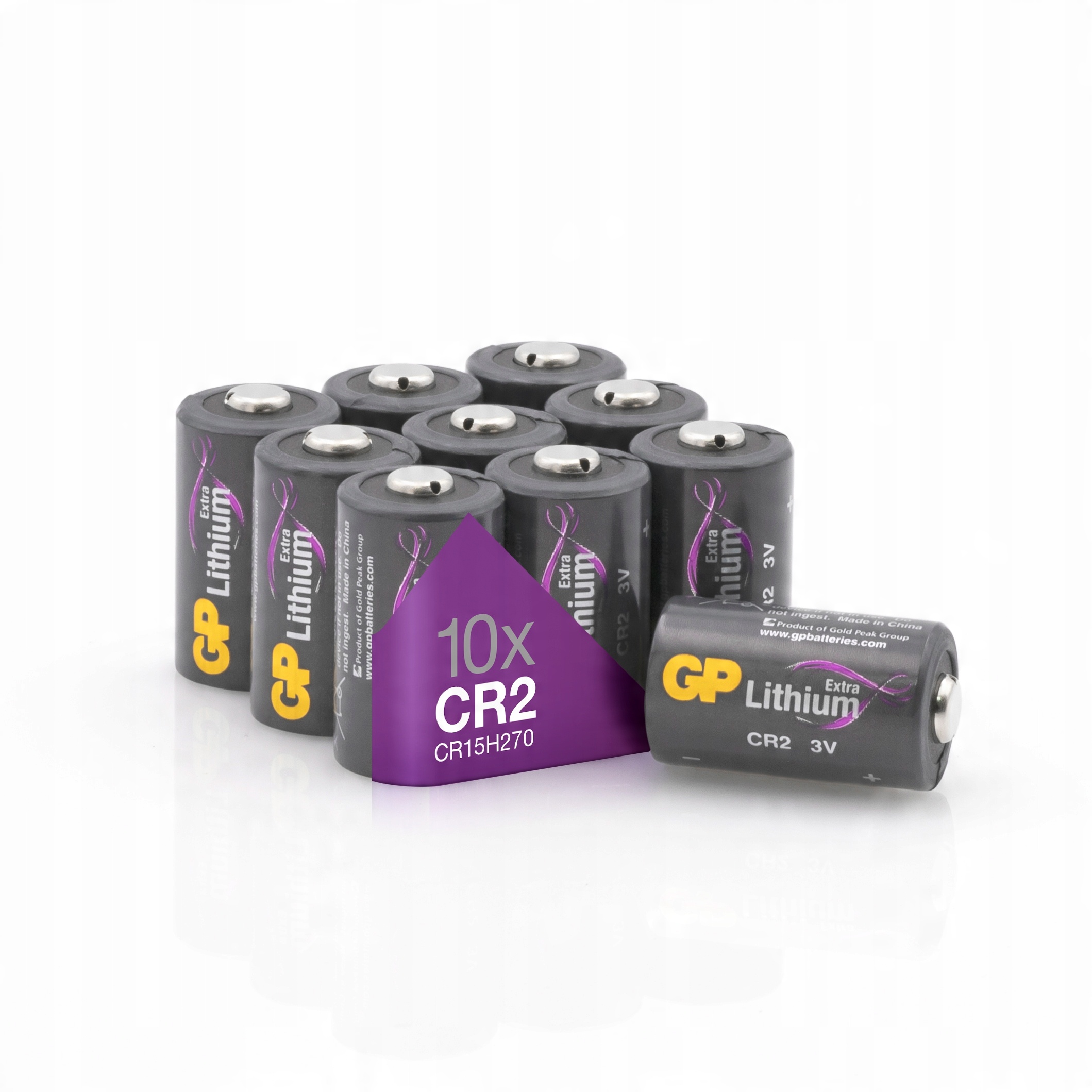 

10x bateria litowa Gp Extra CR2 lithium 3V Eko