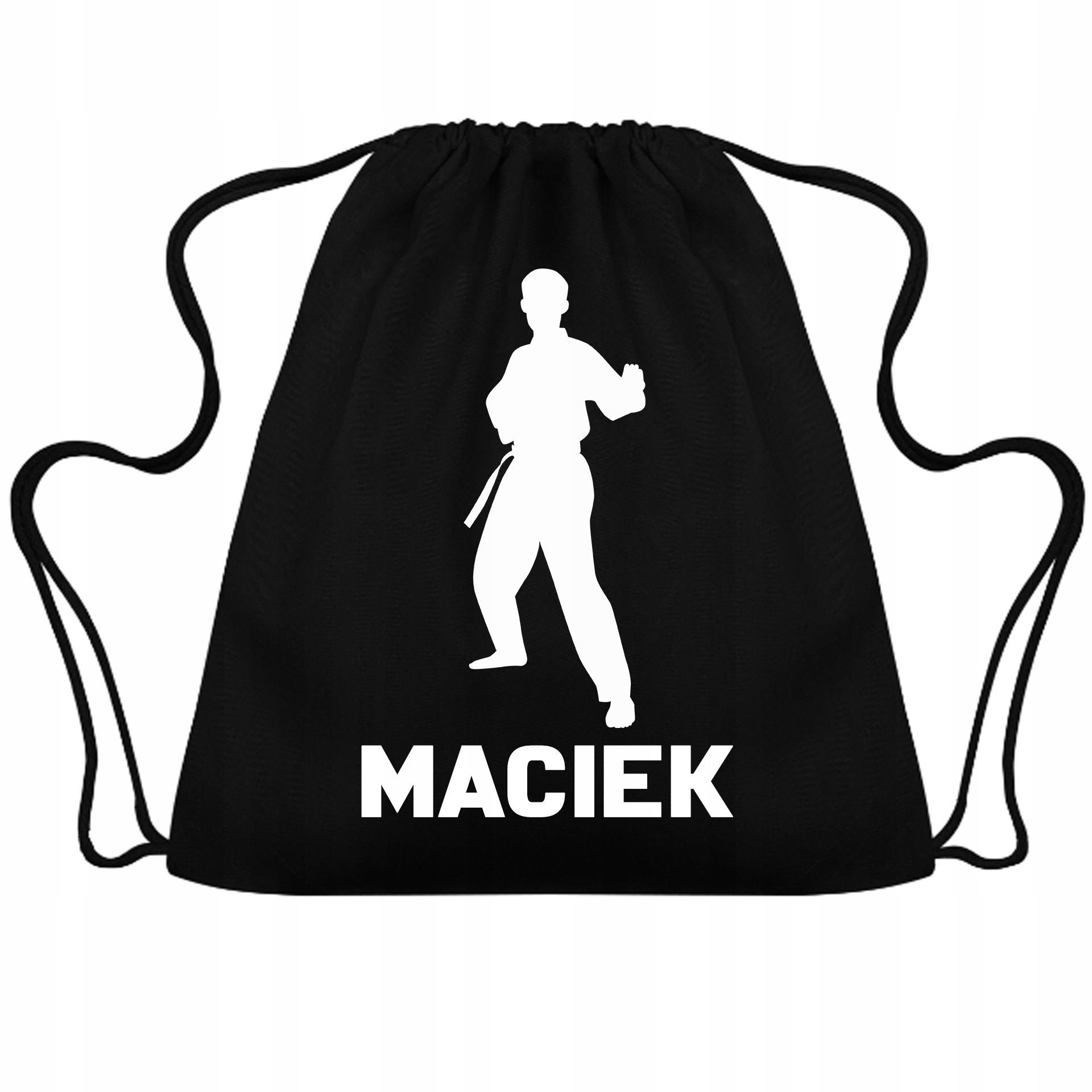

Personalizowany Worek Strój Imię Karate Chłopiec