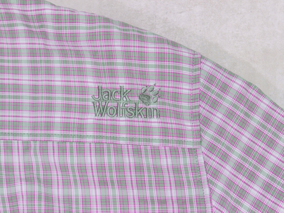 JACK WOLFSKIN QMC UV SHIELD SZYBKOSCHNĄCA GÓRY 48 Wzór dominujący kratka