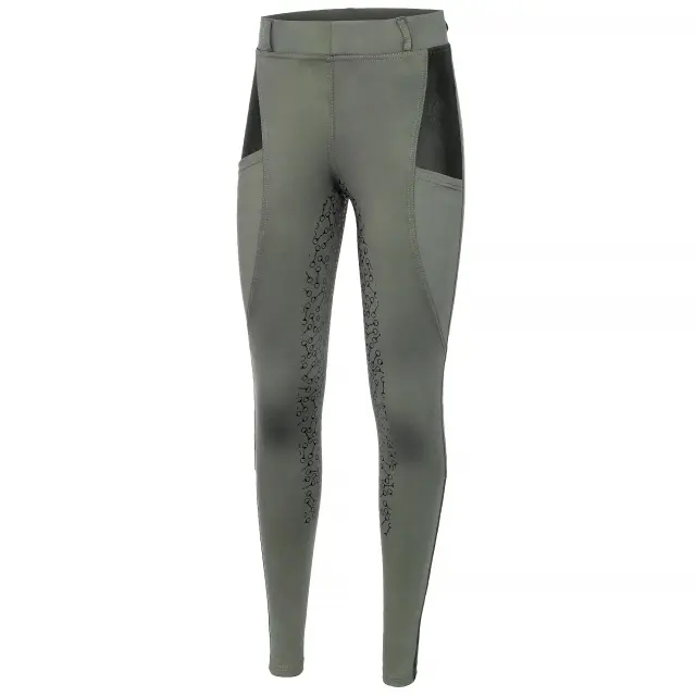 Legginsy damskie Start Kensington z pełnym lejem oliwkowe 38