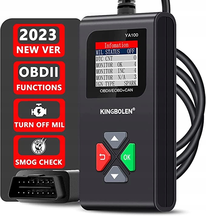 KINGBOLEN Czytnik kodów OBD2 Scanner CAN