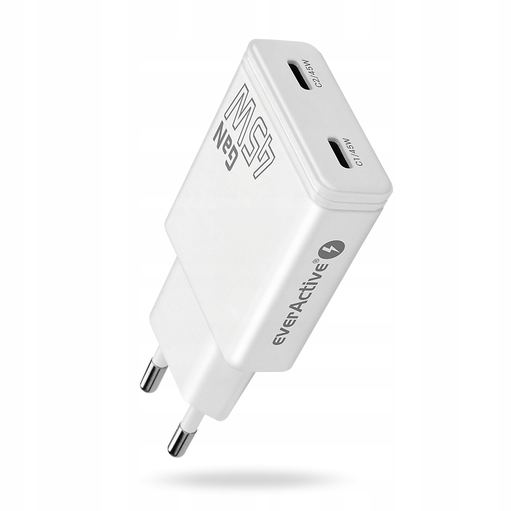 EverActive Ładowarka sieciowa GaN QC3.0 45W SC-465Q