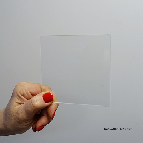 

Szkło 4 mm szlifowane do drukarki 3D 310x310 mm