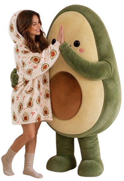 Silná Teplá Mikinová Deka Deka S Rukávy Mikinový Župan Mikinová Deka Avocado