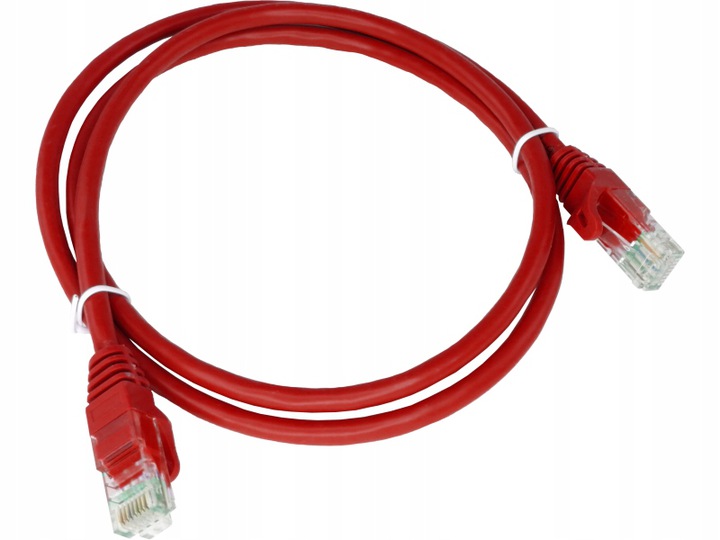 

Skrętka RJ45 Utp kat 6 Alantec 0,25 m czerwony PoE