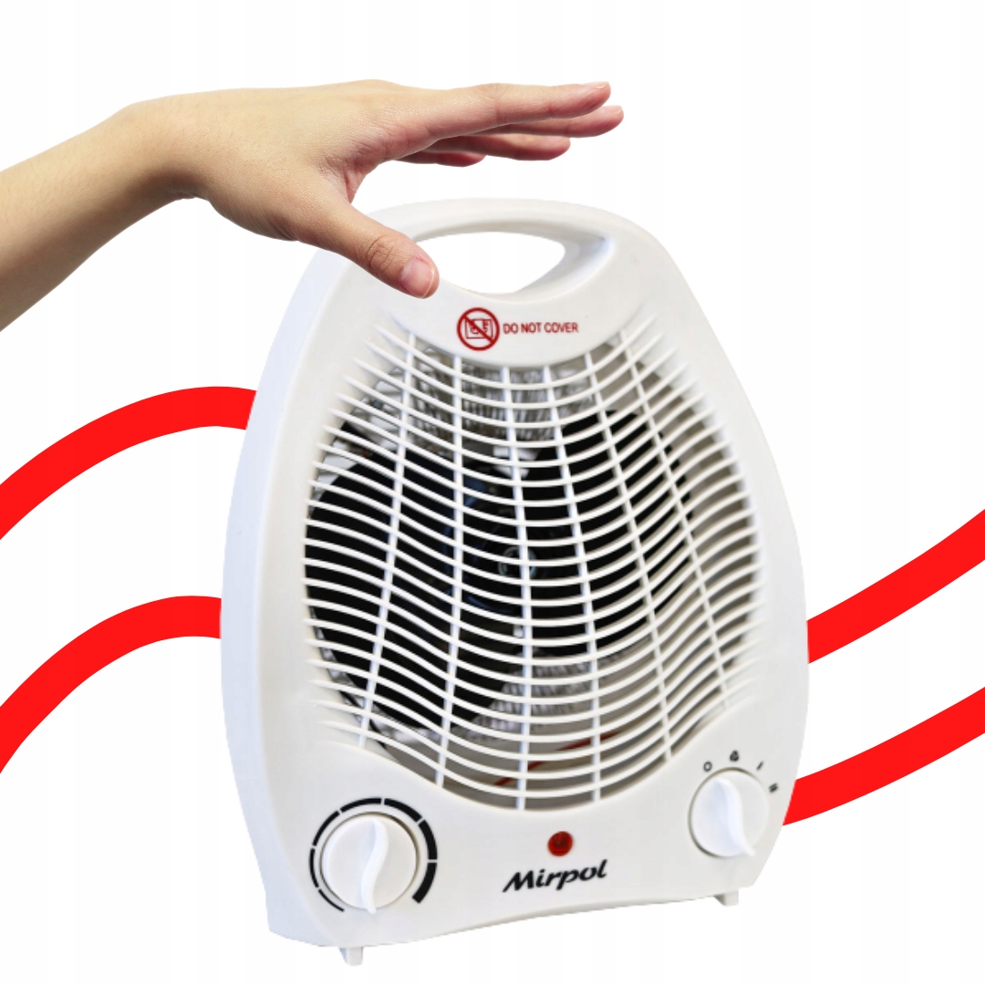 Grzejnik elektryczny Mirpol farelka z termostatem Liczba poziomów mocy 2