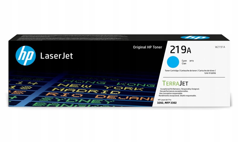 Hp toner originální 219A azurový, 1200str.