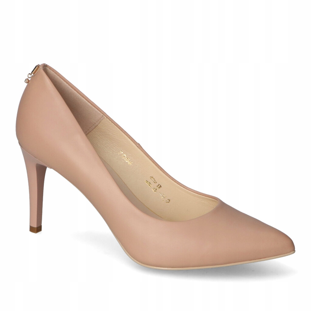 Boty Sala Béžové Lico Kožené 37