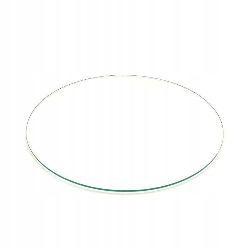 Tvrzené sklo na pracovní desku nebo stůl má kulatý průhledný tvar Ø 60 cm