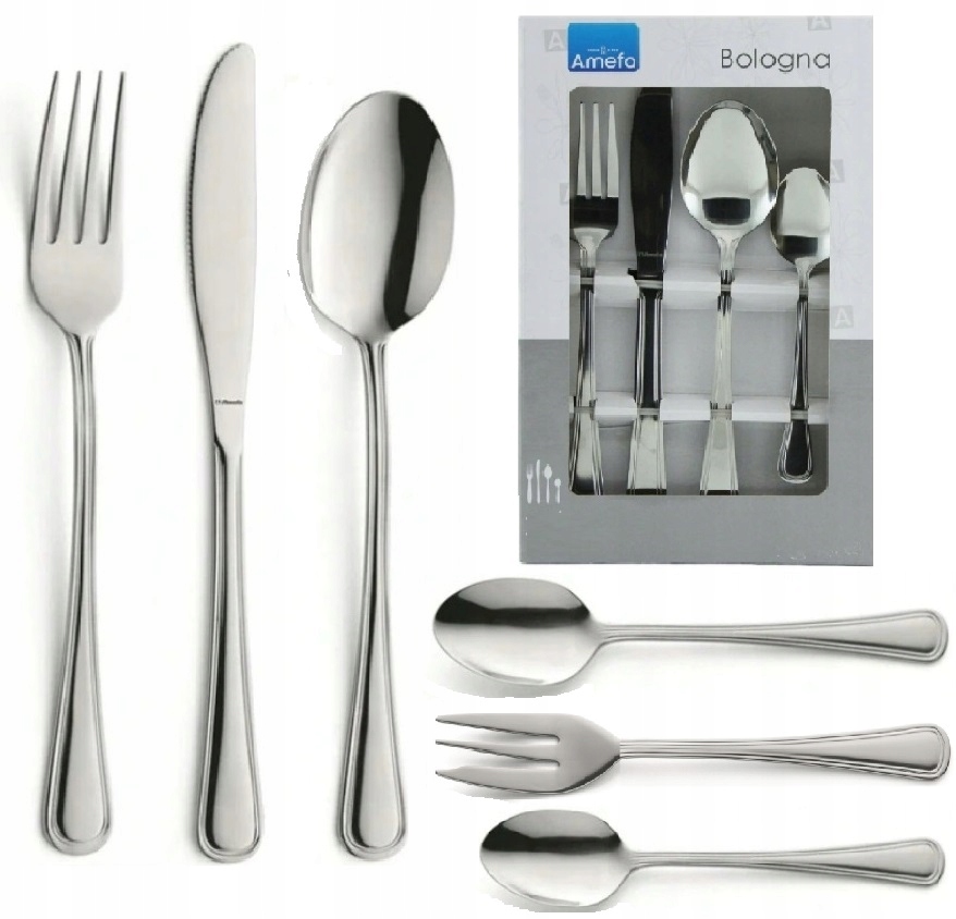 

Amefa 72 Sztućce Zestaw 1570 Bologna Komplet 48+24