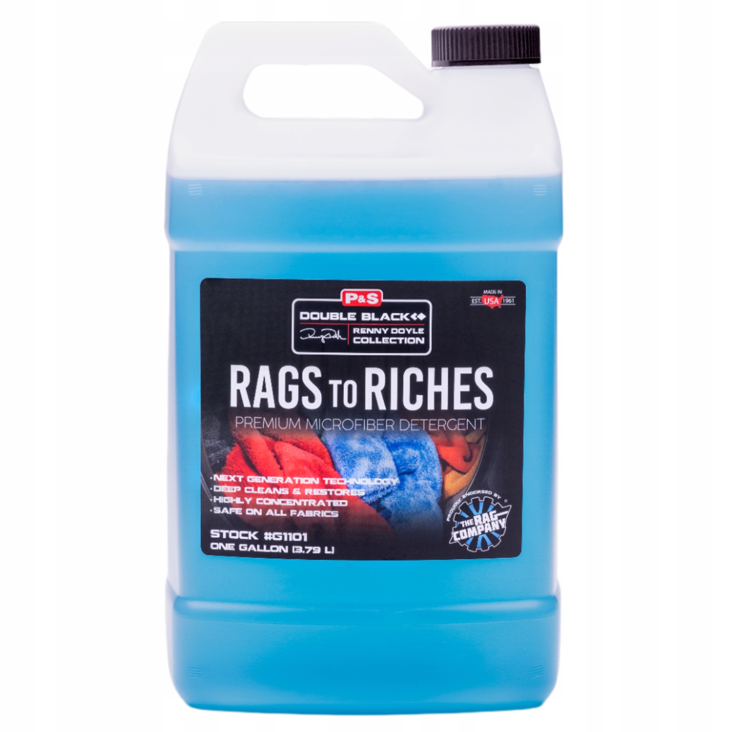 Tekutý prací prostriedok Mikrovlákno P&s Rags To Riches Microfiber Detergent 3,8L