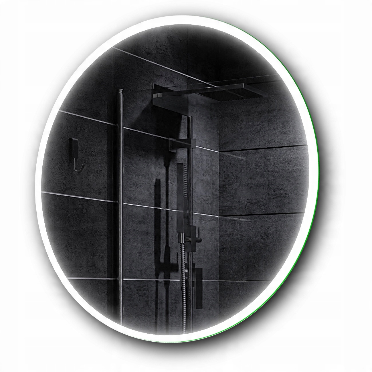 

Lustro okrągłe Koło łazienkowe Led 85x85- Delhi