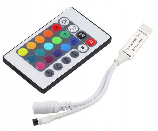 

Sterownik /Kontroler Rgb Ir pilot24 taśm Led Rgb