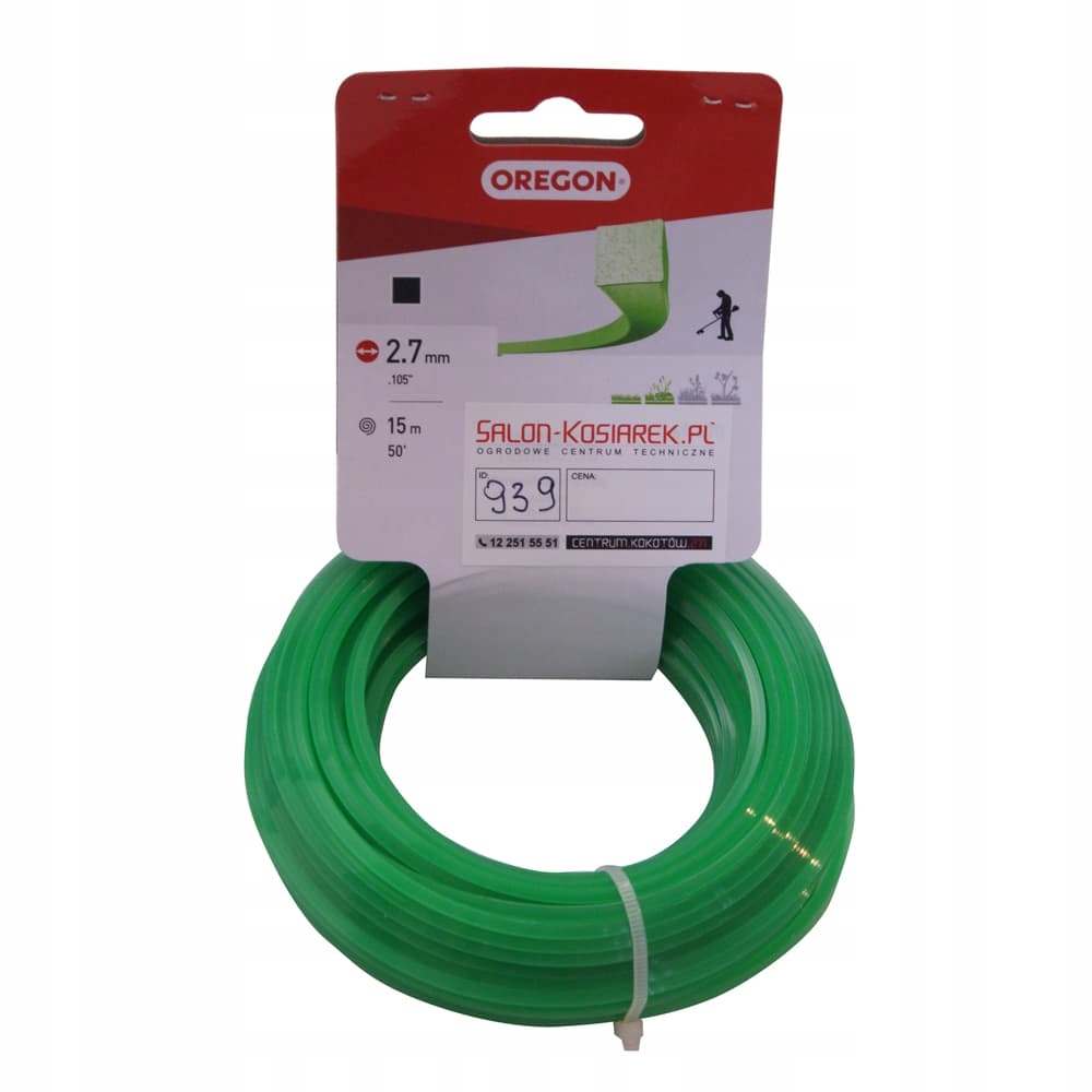 

Żyłka tnąca do kos Oregon kwadrat 2,7 mm 15 m