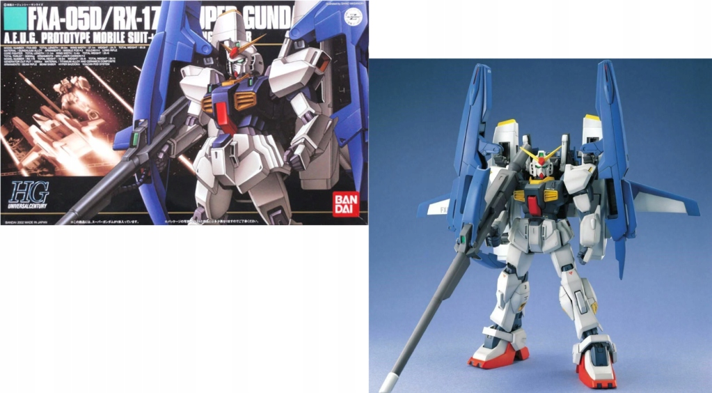 Gundam Hguc FXA-05D/RX178 Gundam 1/144 Stavebnice Model