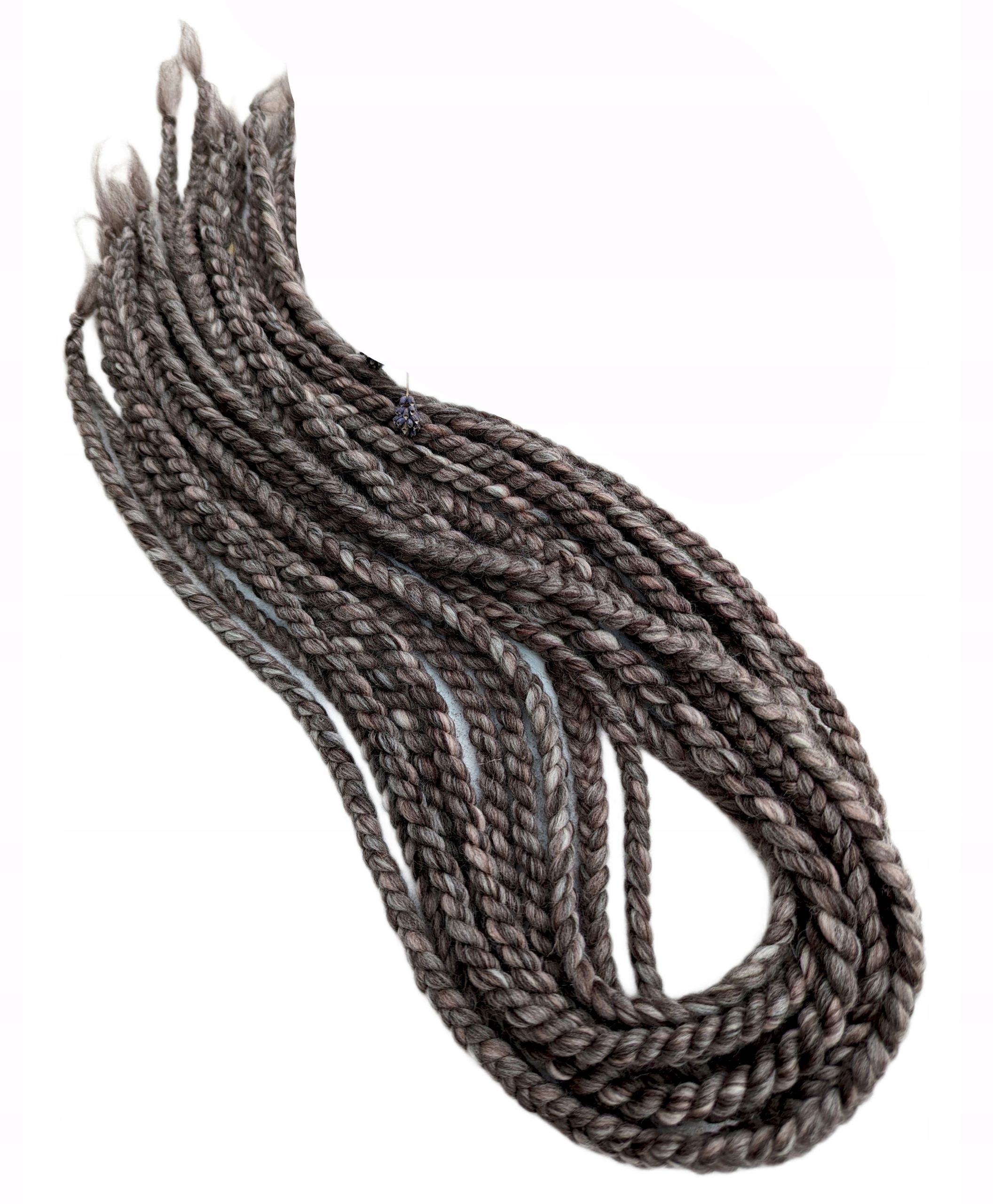 Vlněné copánky Opakovaně Použitelné, hnědé, Kakaové Dřevo, 5 kusů