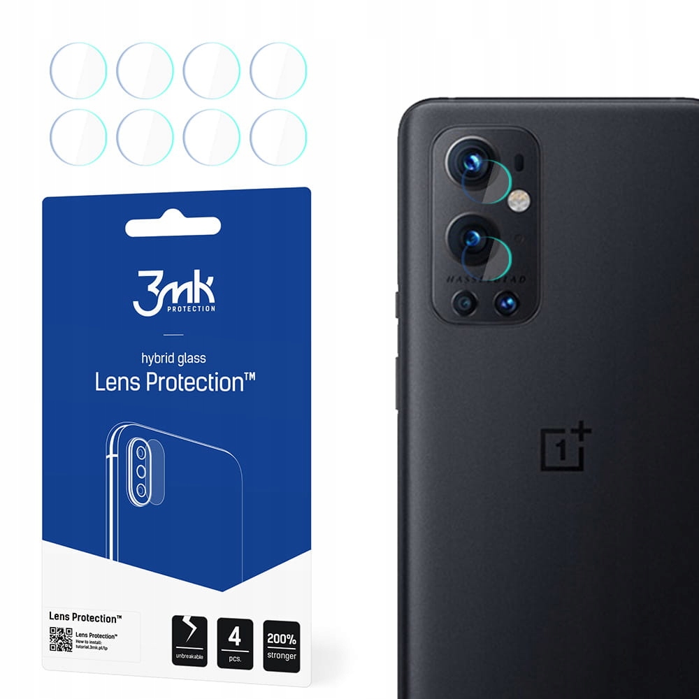 

4x Szkło hybrydowe na aparat do OnePlus 9 Pro 3mk