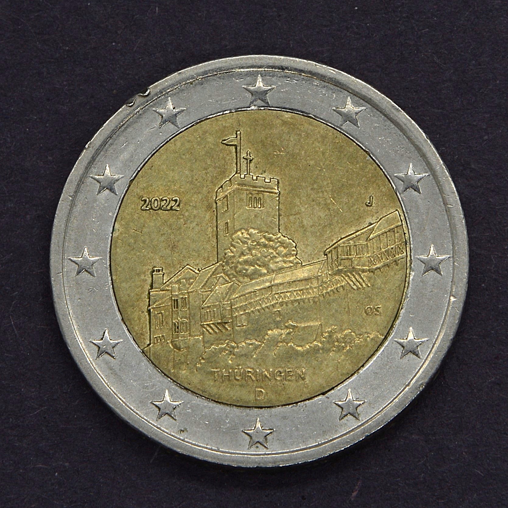 Германия-2 евро 2022