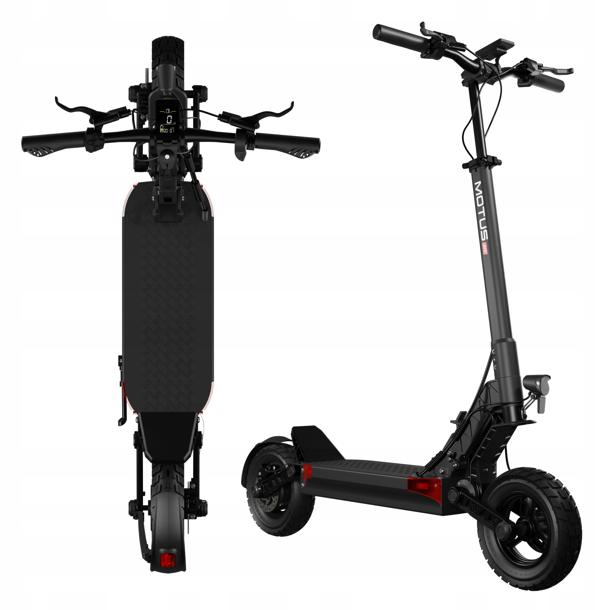 Pojazd elektryczny Motus PRO10 Výkon 1400 W Dojezd 70 km Baterie 18 Ah 50 km/h