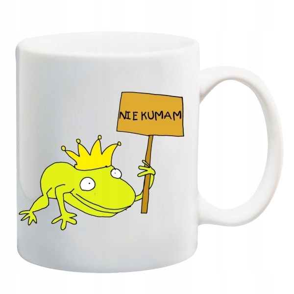 KUBEK żaba ŻABKA ROPUCHA ŻABY WZORY Marka Kotisowa