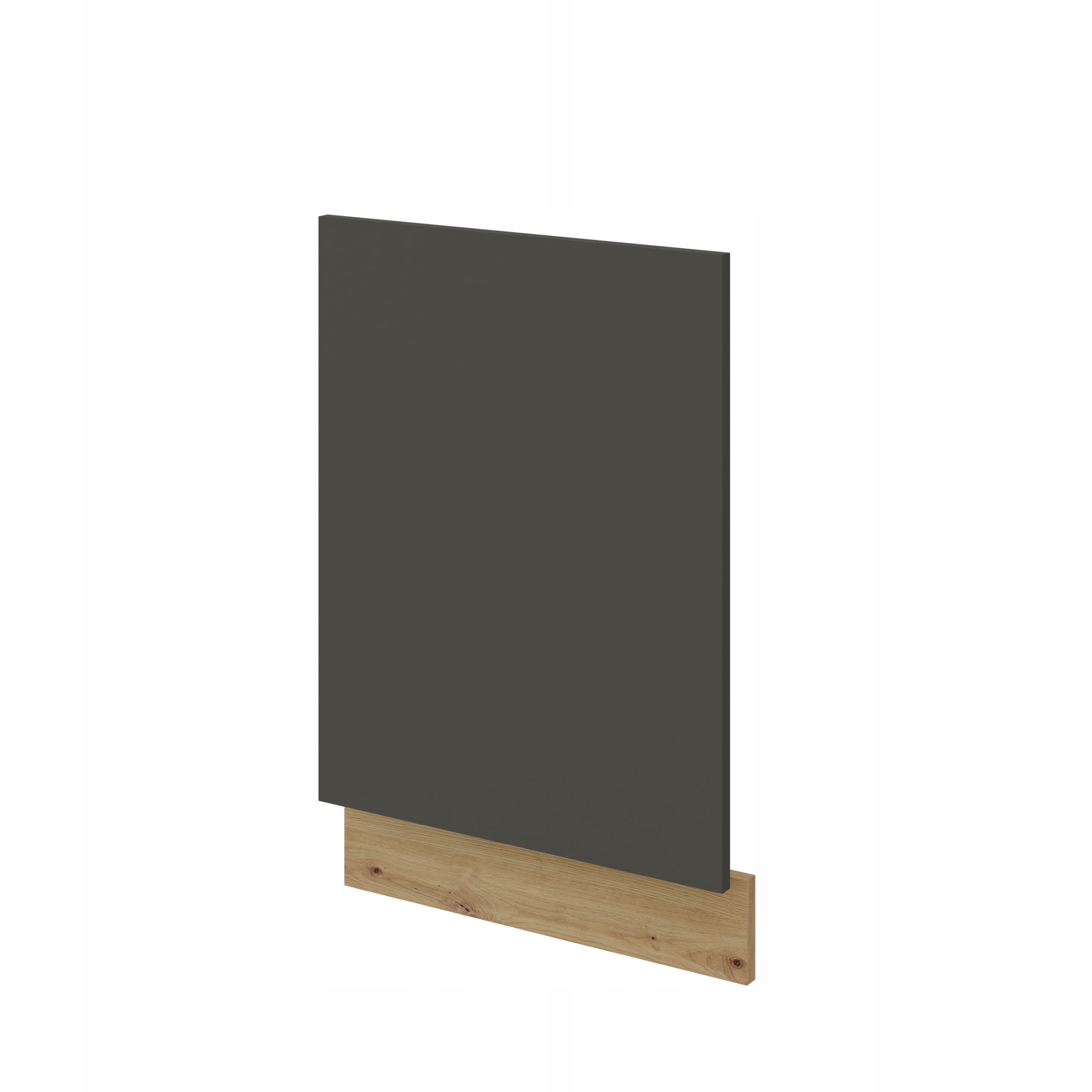 Panel, přední panel pro vestavnou myčku nádobí 570 x 446 mm, panel pro vestavbu Grafit matný