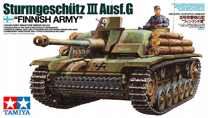 Finnish Sturmgeshutz Iiig Tamiya 35310 1:35