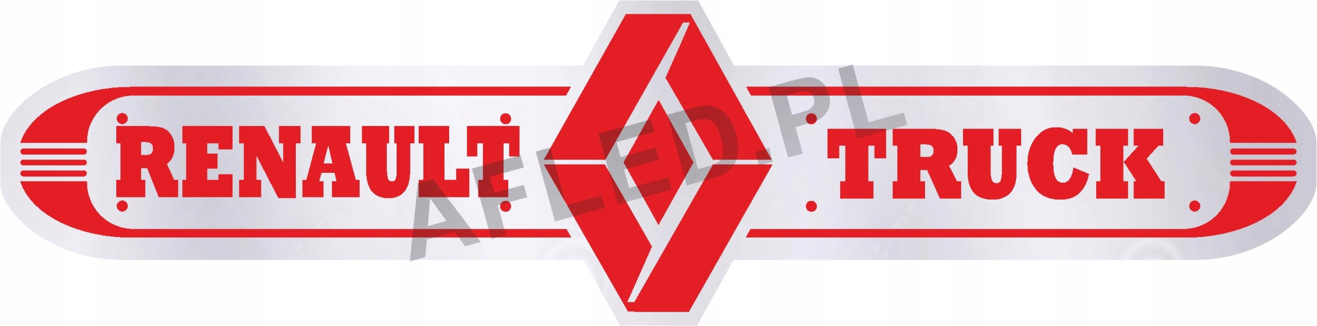 Lustro LED RENAULT dlugie 100x25 podswietlane TIR