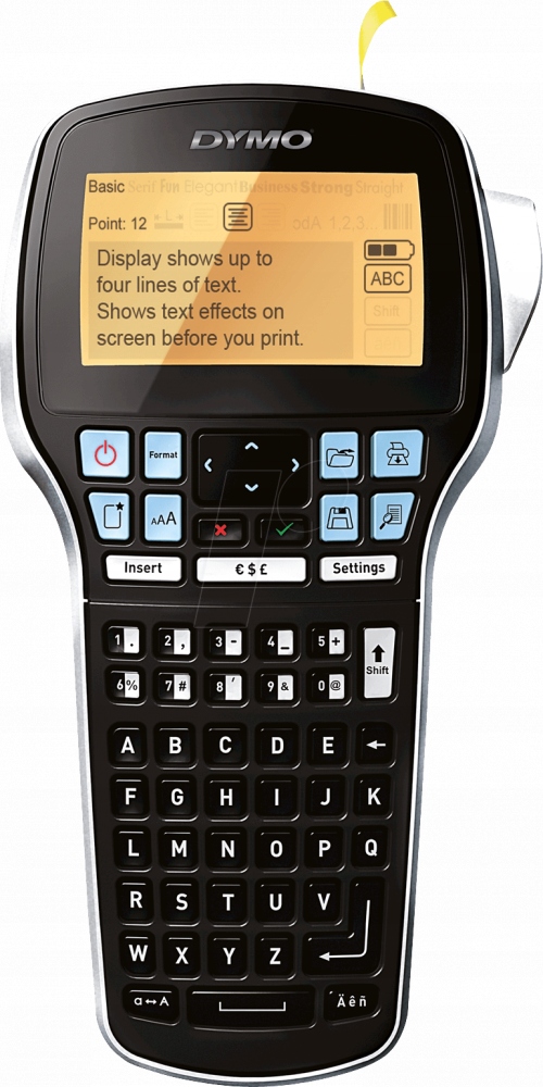 Drukarka etykiet Dymo, LM420P, do taśmy D1 6/9/12/19 mm, 180 dpi