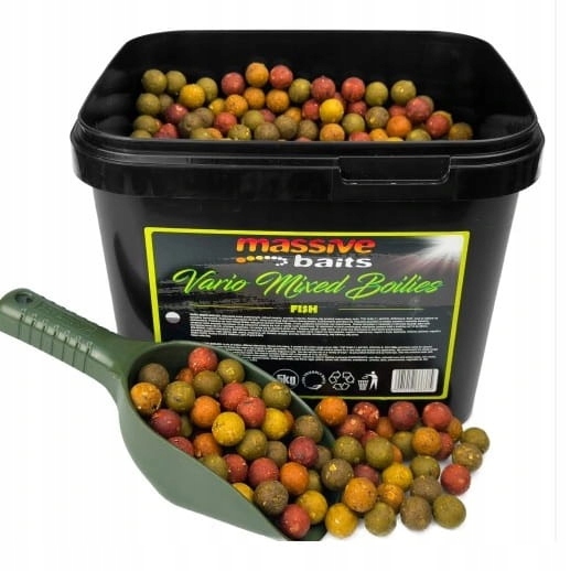 Massive Baits Fish Vario Mixed Boiles 14/18/24 mm 5 kg Kbelík