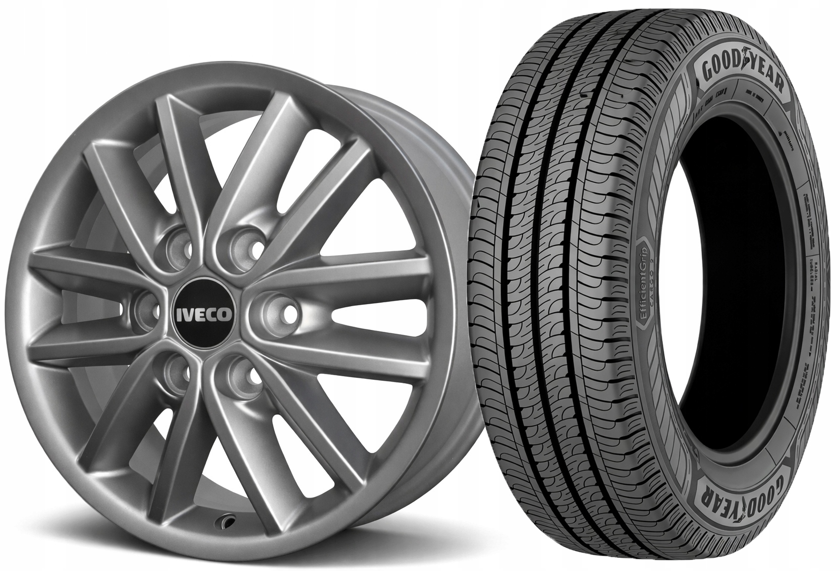 Nové Letné Kolesá Iveco Daily eDaily 16 Palcov Goodyear 2025 Rok 215/65R16C