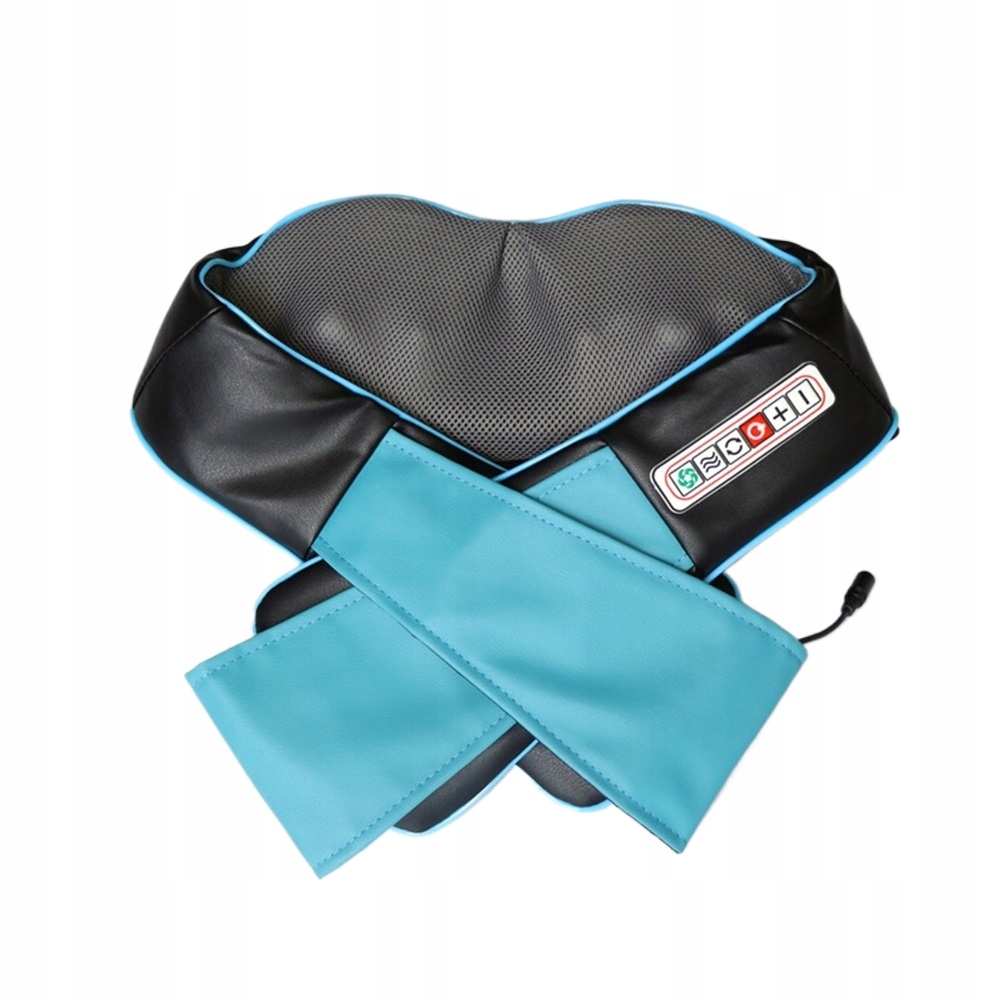 Masażer Do Szyi Karku Pleców Ciała Podgrzewany Pas Masujący Shiatsu 3D