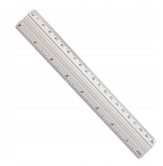 LINIJKA ALUMINIOWA 20CM AMA 7322